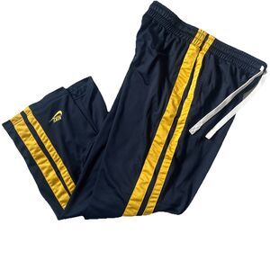 Vintage Y2k Nike Mesh Track Pant Men Large Blue Lined Gray Tag Active Train Gym
